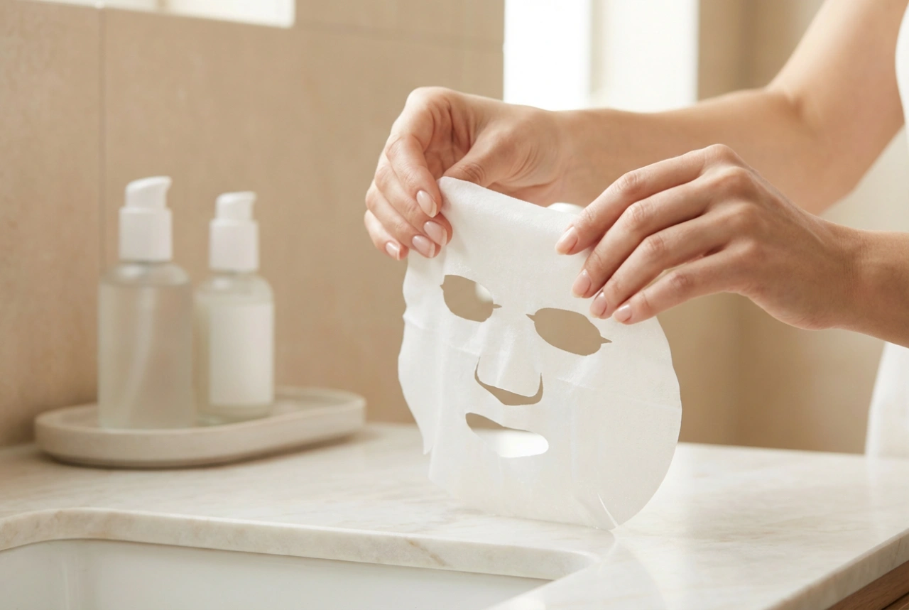 Maska za lice u maramici: priprema kože, nanošenje i uklanjanje
