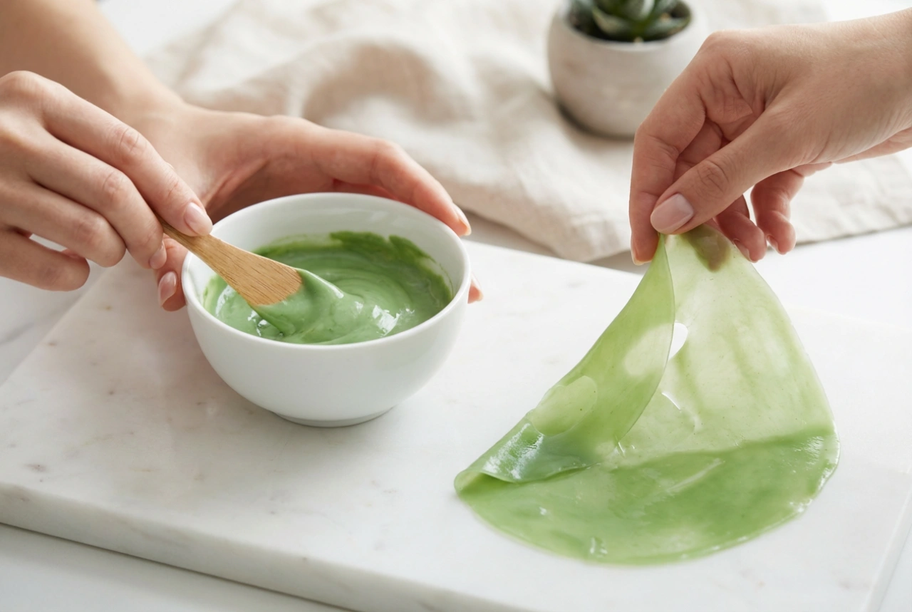 Alginatna maska za lice: kako je miješati, nanositi i ukloniti u jednom komadu