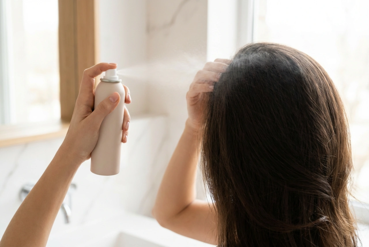 Suhi šampon za kosu: kako ga koristiti bez bijelih tragova