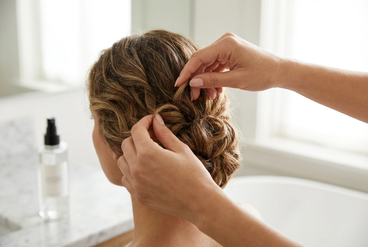 Kovrče za vjenčanje: postojane kovrče bez naelektriziranosti, priprema i učvršćivanje