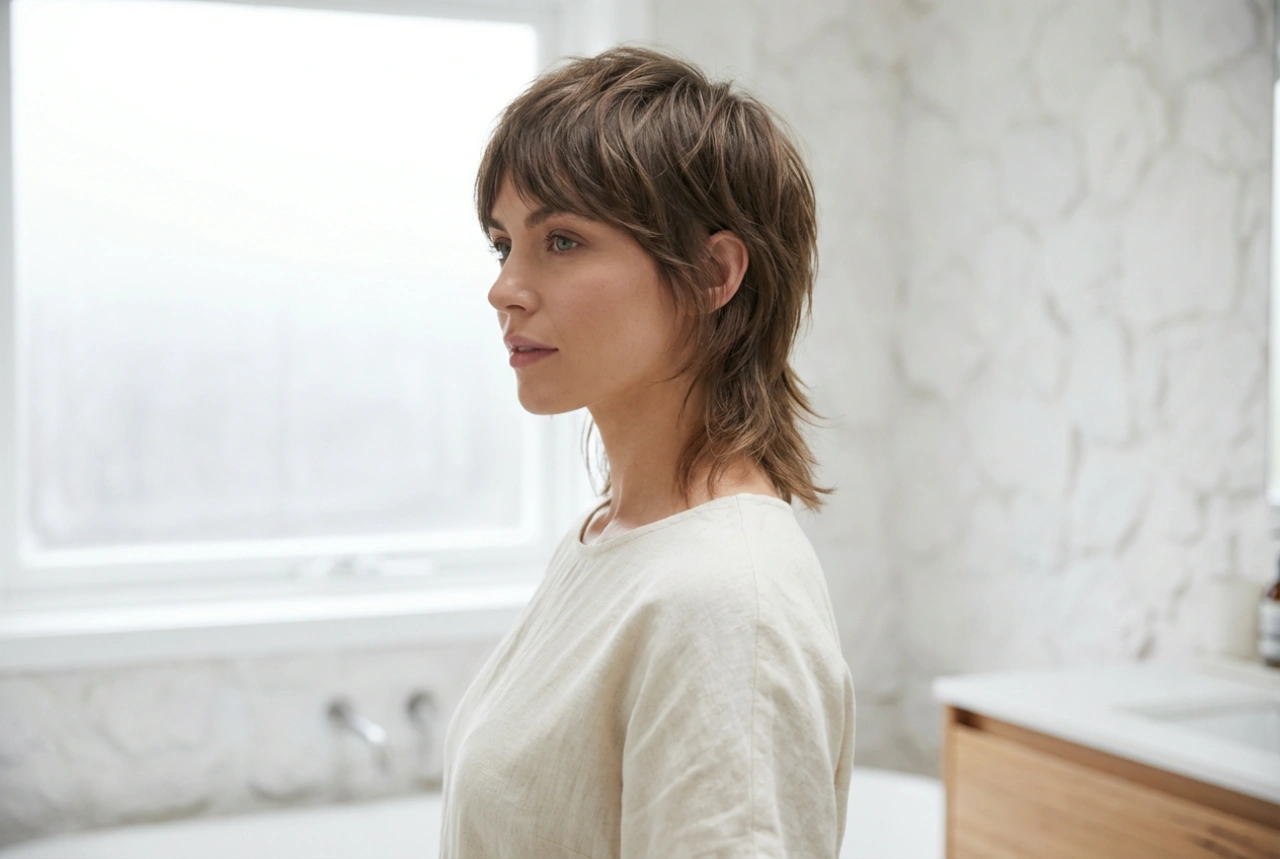 Moderna mullet frizura: stiliziranje, tekstura i učvršćivanje