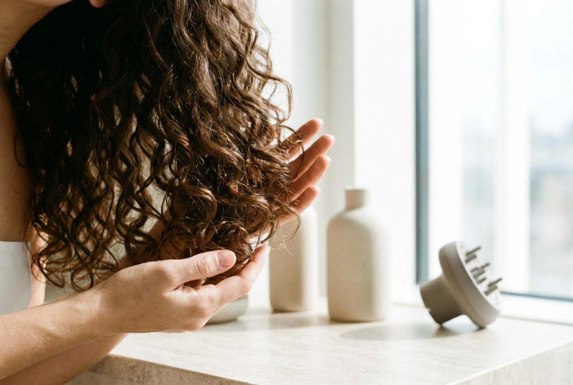 Oblikovanje kovrčave kose bez 'frizza': tehnike, proizvodi i sušenje