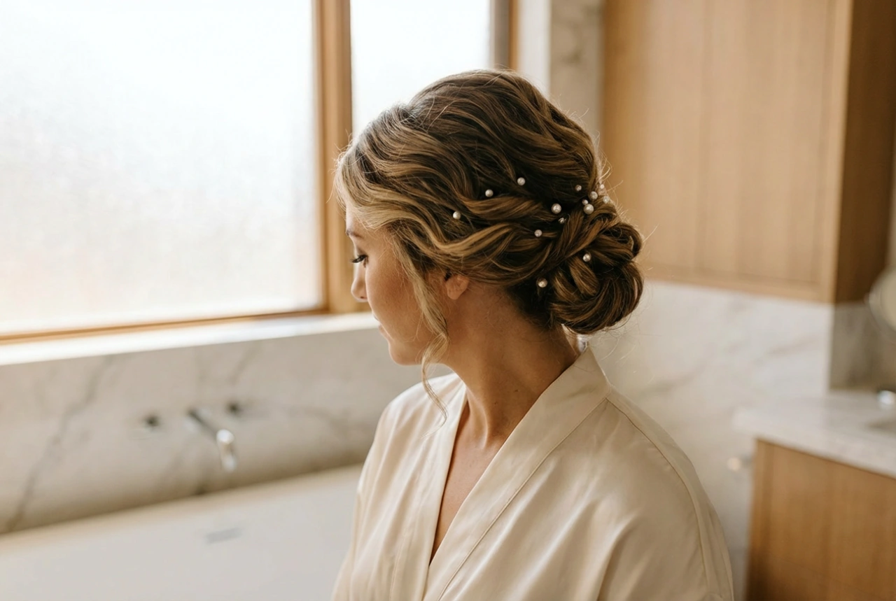 Frizura za mladoženjinu majku: klasične punđe, valovi i dodaci