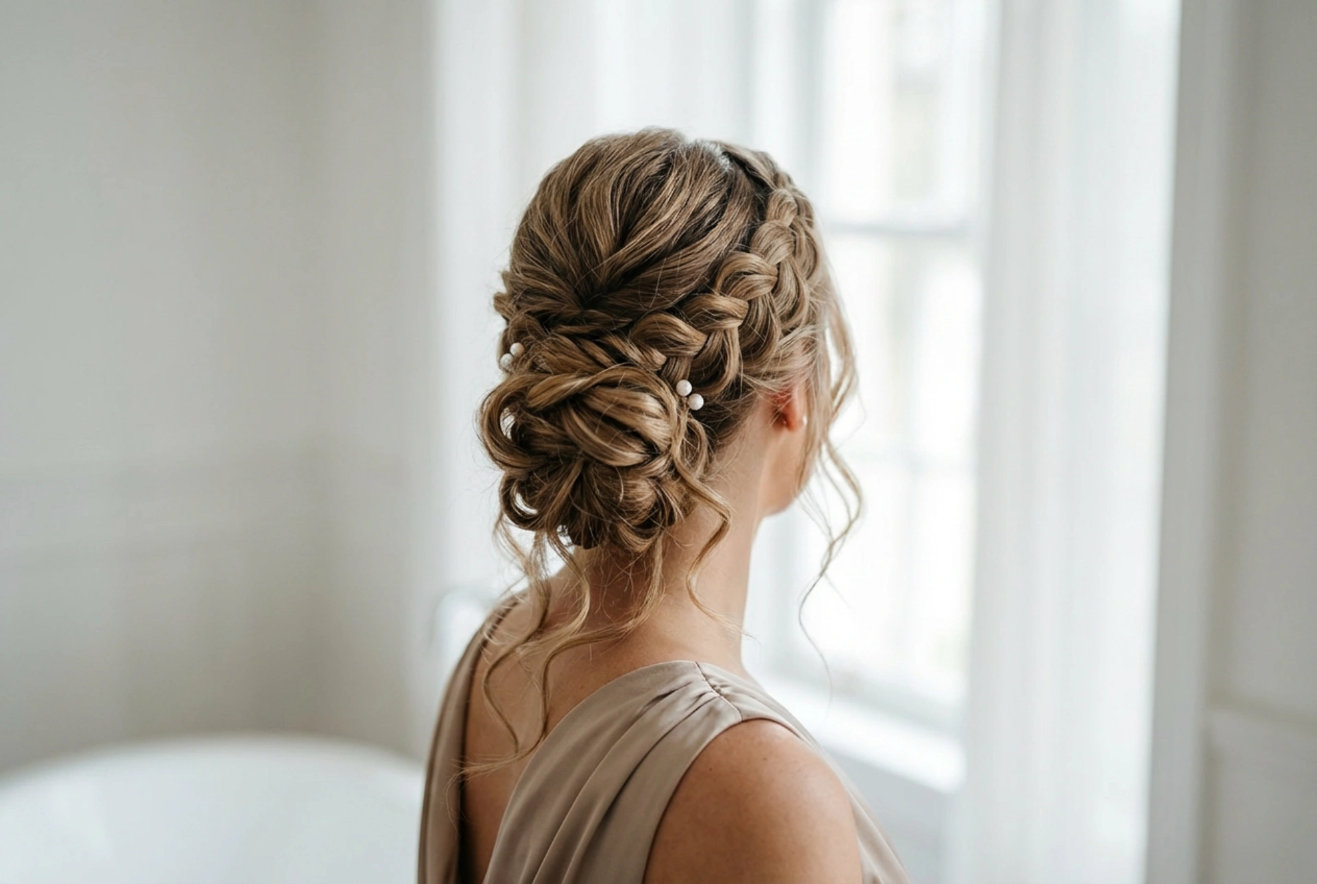 Frizura za kumu: elegancija, postojanost i usklađenost s haljinom
