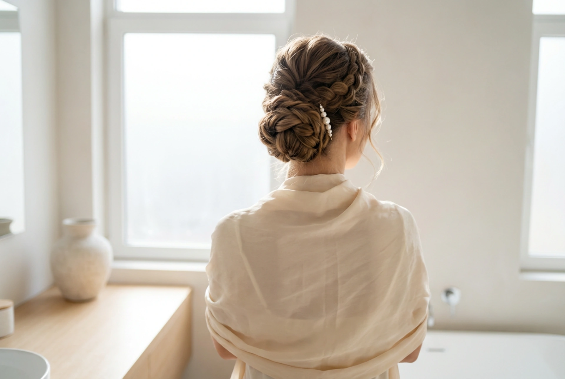 Frizura za dugu haljinu za vjenčanje: elegantne punđe, valovi i polupodignute frizure