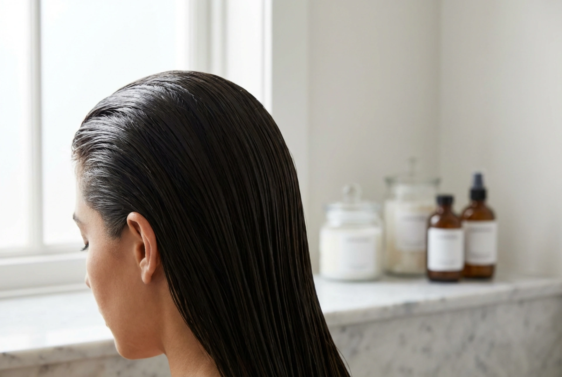 Wet look efekt sa sjajem: frizura 'mokre Talijanke', proizvodi i tehnika