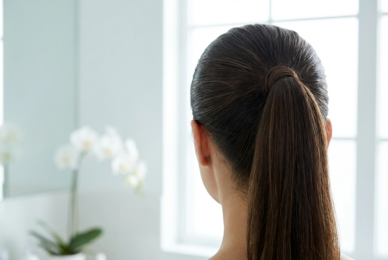 Kako napraviti frizuru s konjskim repom: visina, volumen i skrivena gumica