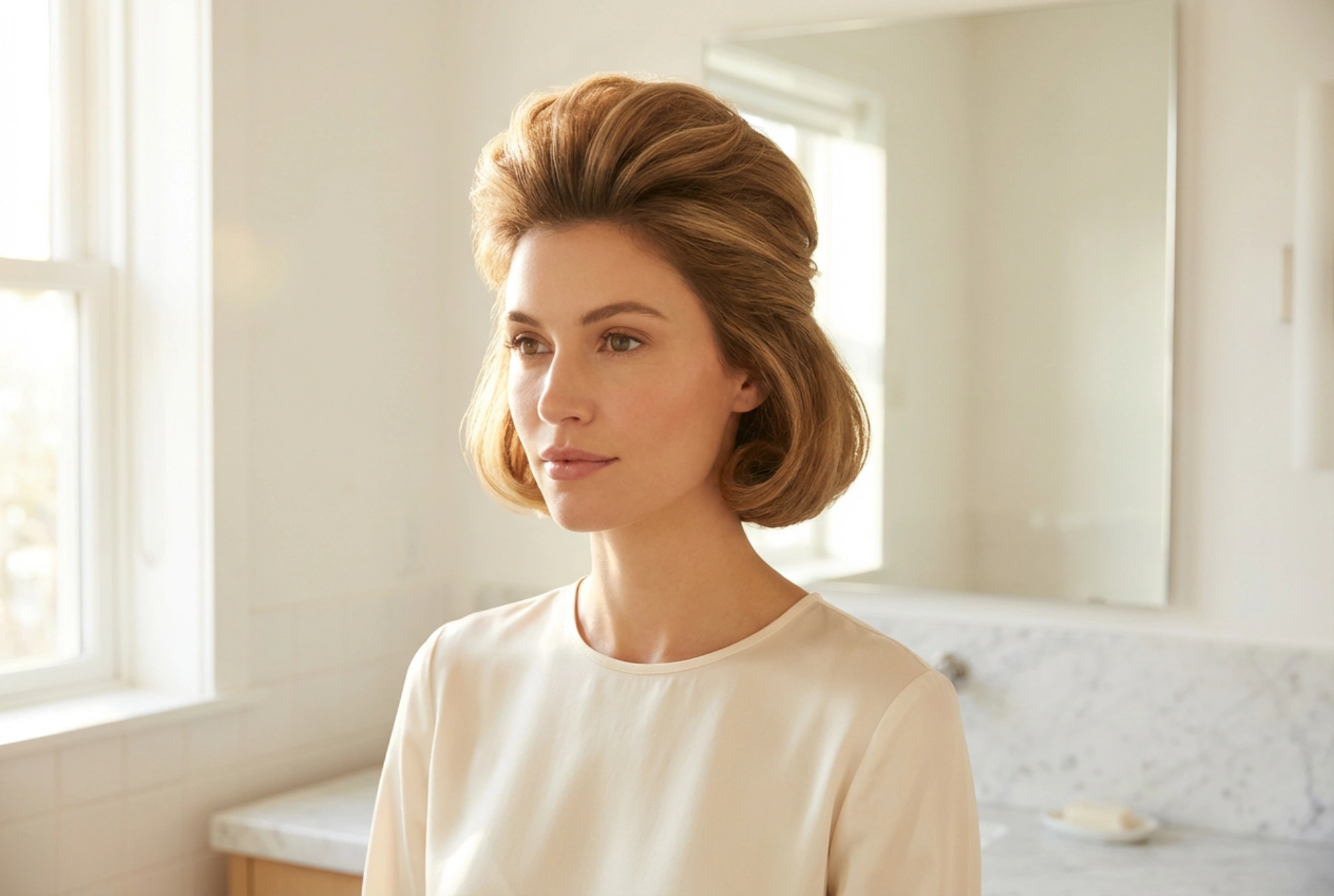 Retro stil za svaki dan: frizura iz 60-ih s volumenom pri korijenu