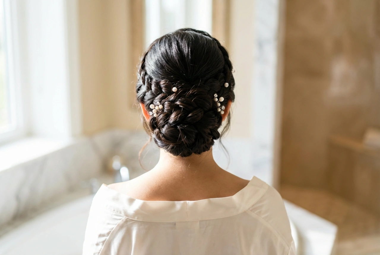 Frizure s pletenicom za vjenčanje: Elegancija, stil i postojanost