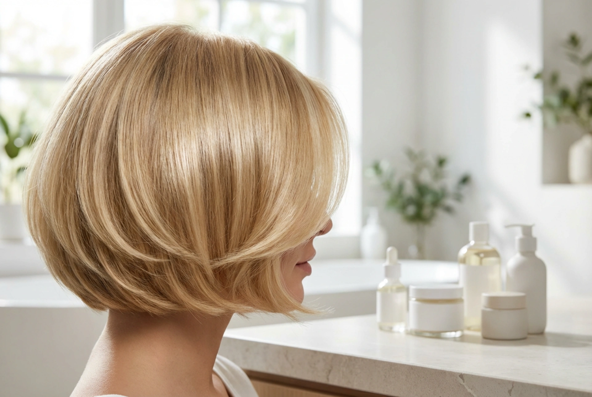 Kratki plavi bob: kako dodati sjaj i volumen bez oštećenja