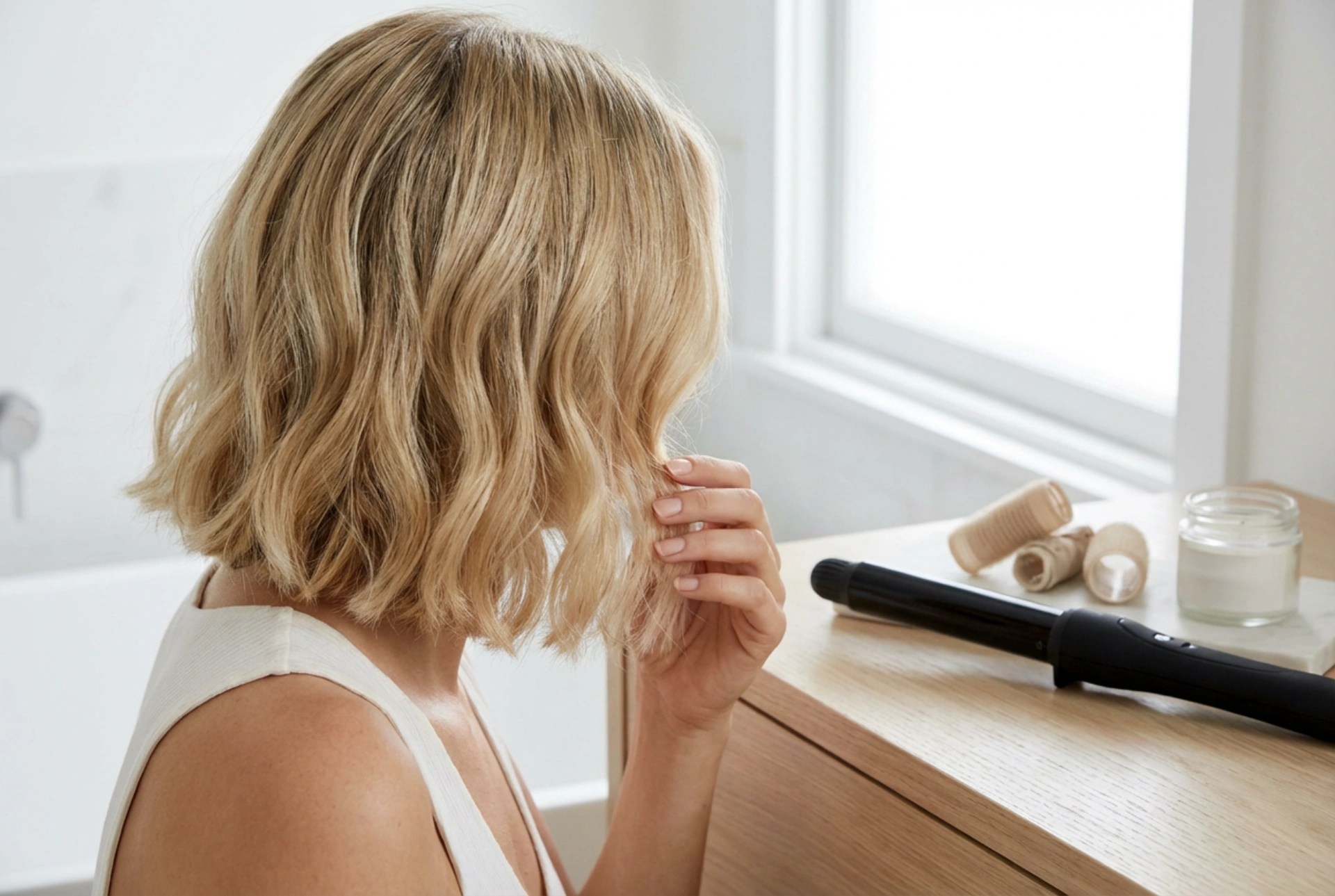 Valovi na kratkoj kosi: uvijač, pegla i metode bez topline