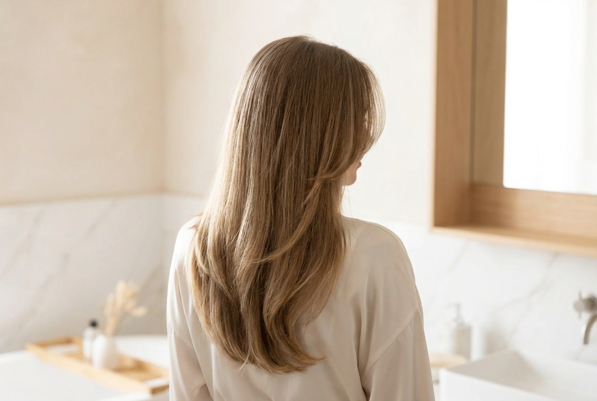 Slojevita duga kosa: face framing, U-oblik i njega za volumen