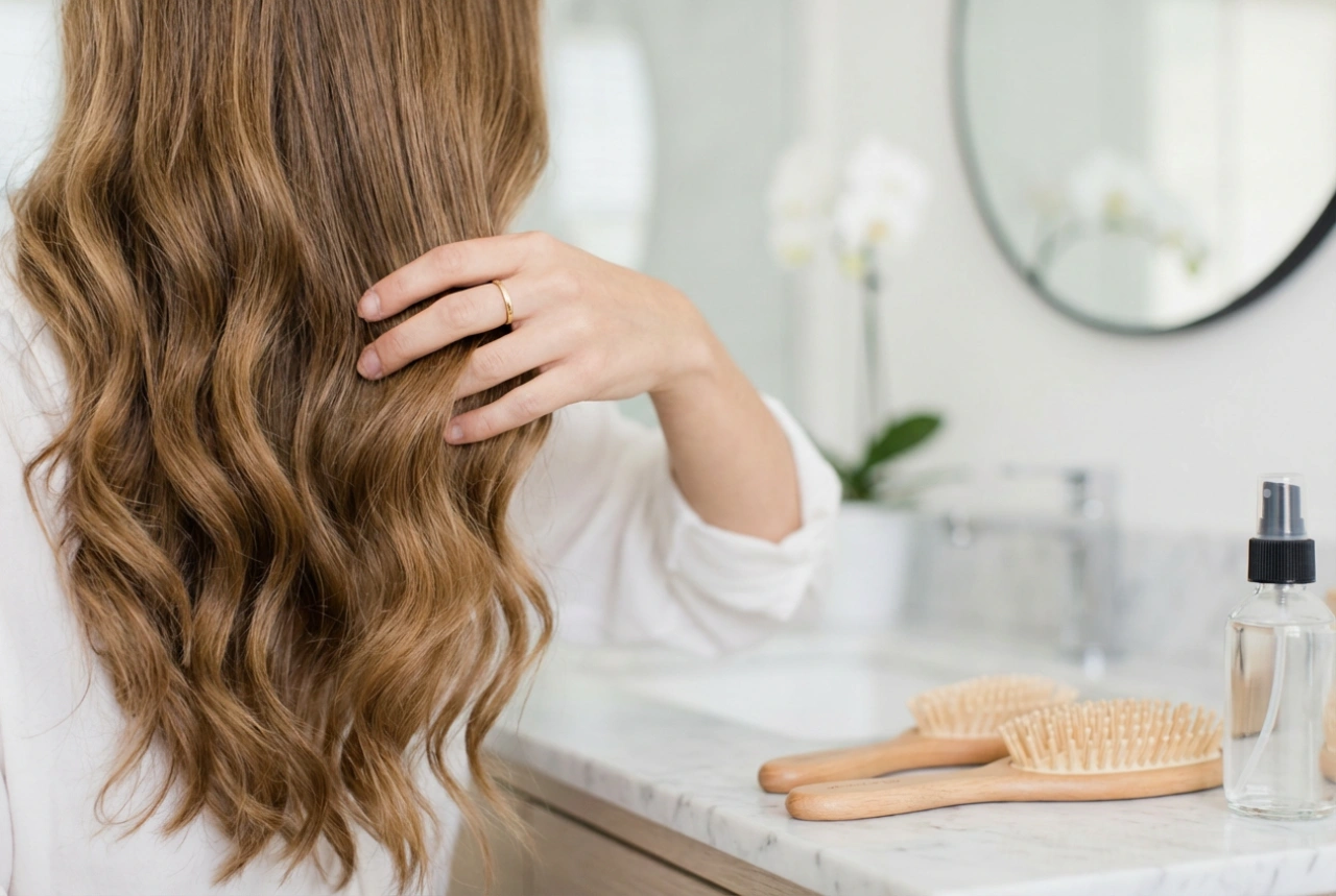 Elegantna frizura kod kuće: glatki završetak, valovi i postojanost