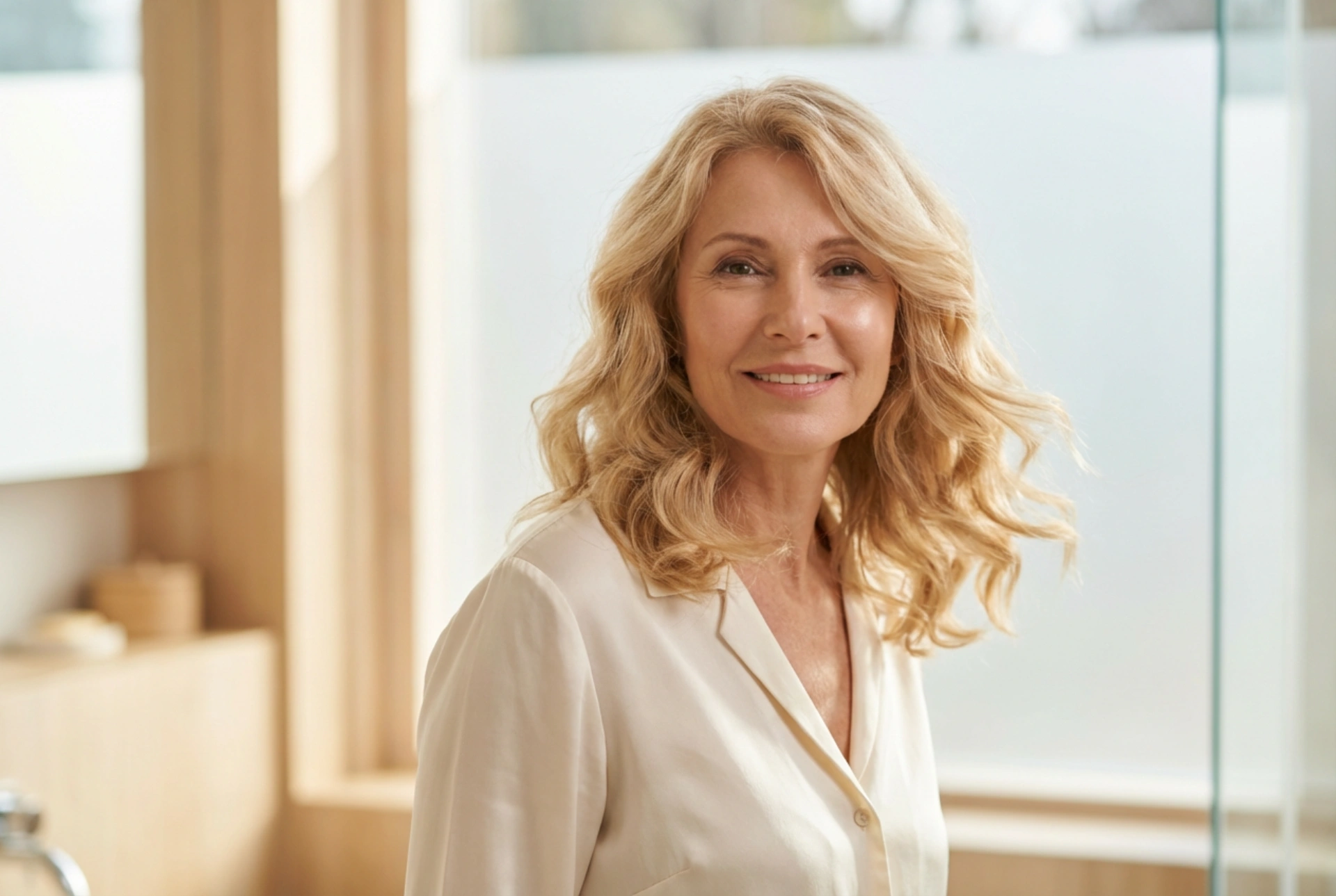 Poluduge frizure za žene iznad 50: lagani stilovi za dodavanje volumena