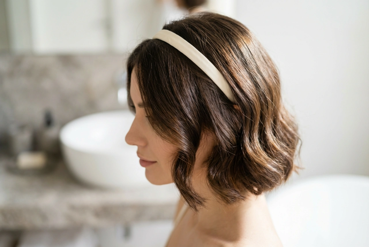 Lijepa frizura za kratku kosu: brzi valovi, trake za kosu i tekstura