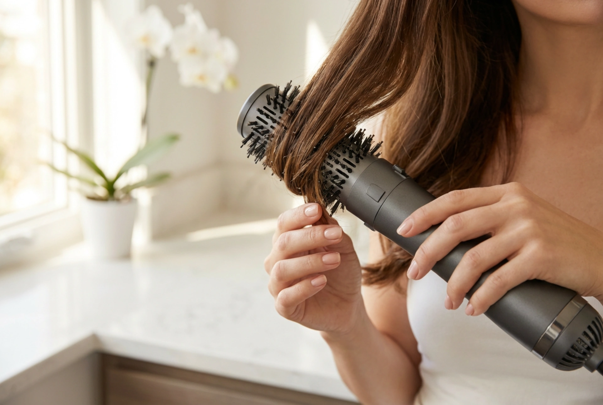 Rotirajuća četka za sušenje kose: oblikovanje i uvijanje korak po korak