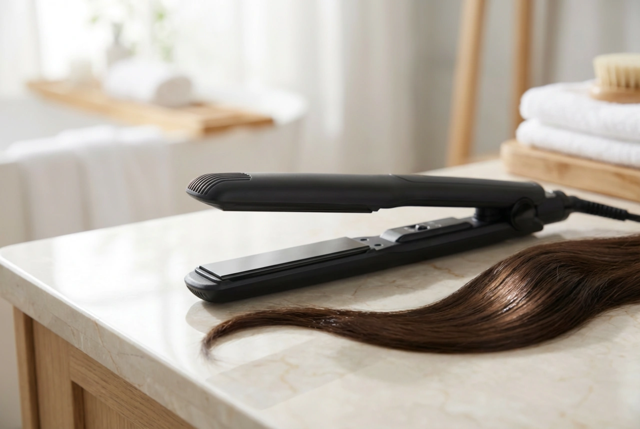 Profesionalna pegla za kosu: plutajuće ploče, temperatura i zaštita