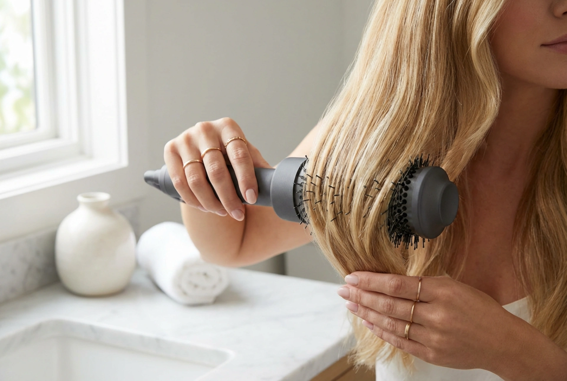 Četka za kosu na vrući zrak: volumen i zaglađivanje bez klasičnog sušila