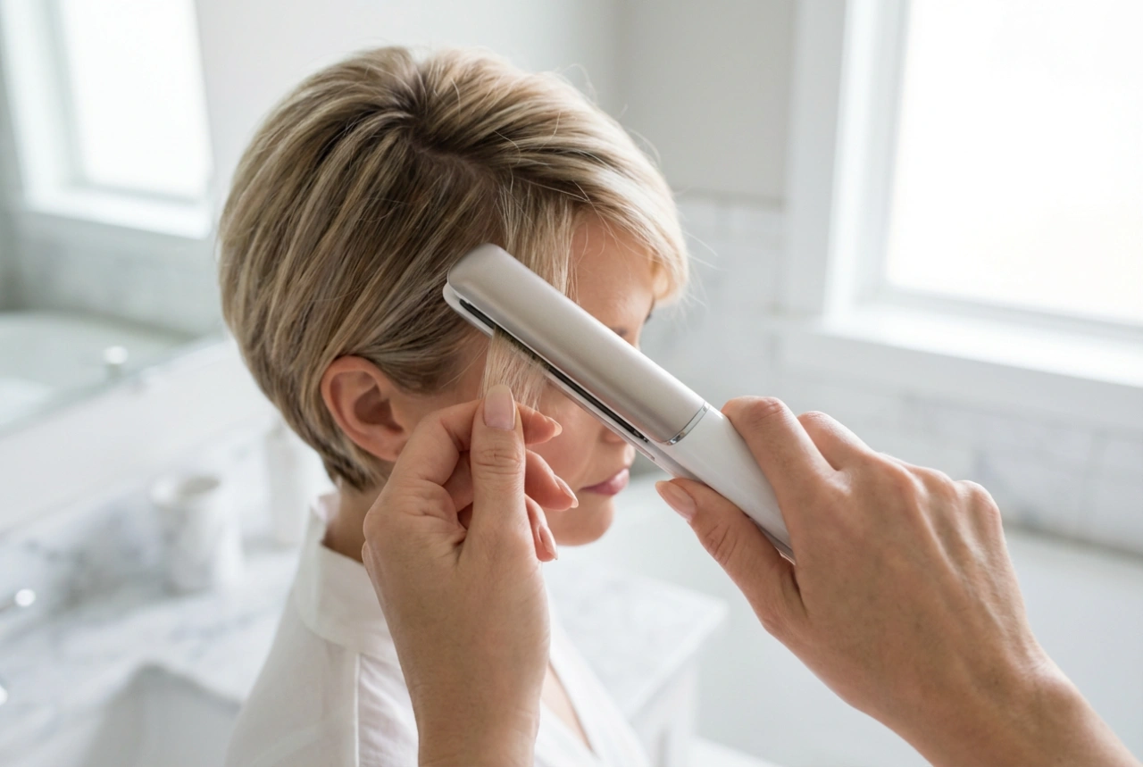 Tanka pegla za kosu: rješenje za kratku kosu, šiške i 'baby hair'