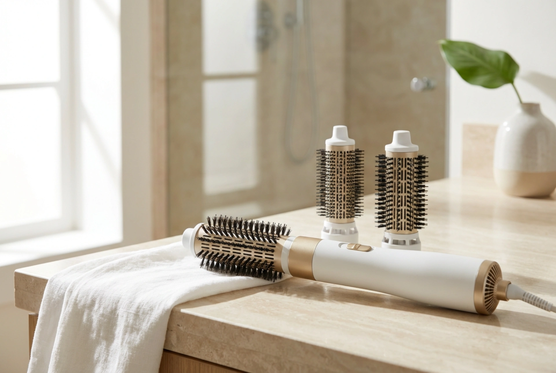 Rotirajuća četka-sušilo za kratku kosu: odabir nastavaka i tehnika stiliziranja