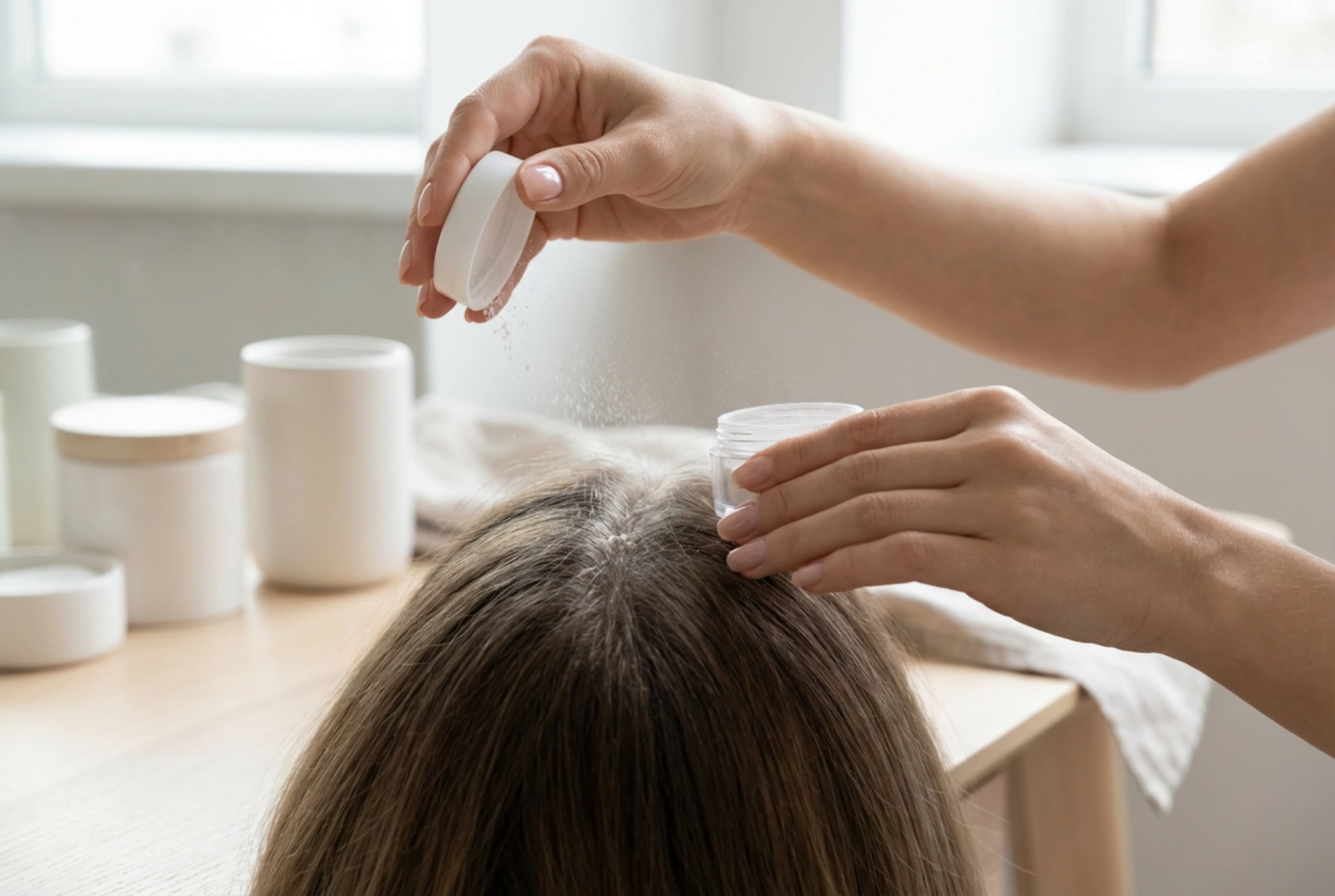 Puder za volumen kose: precizno nanošenje korak po korak