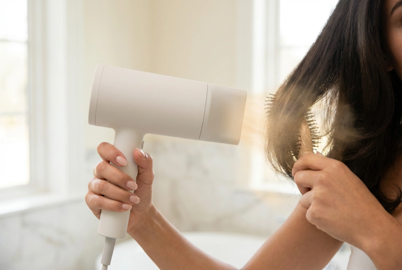 Sušilo za kosu od 2000 W: sigurne postavke temperature i protoka zraka