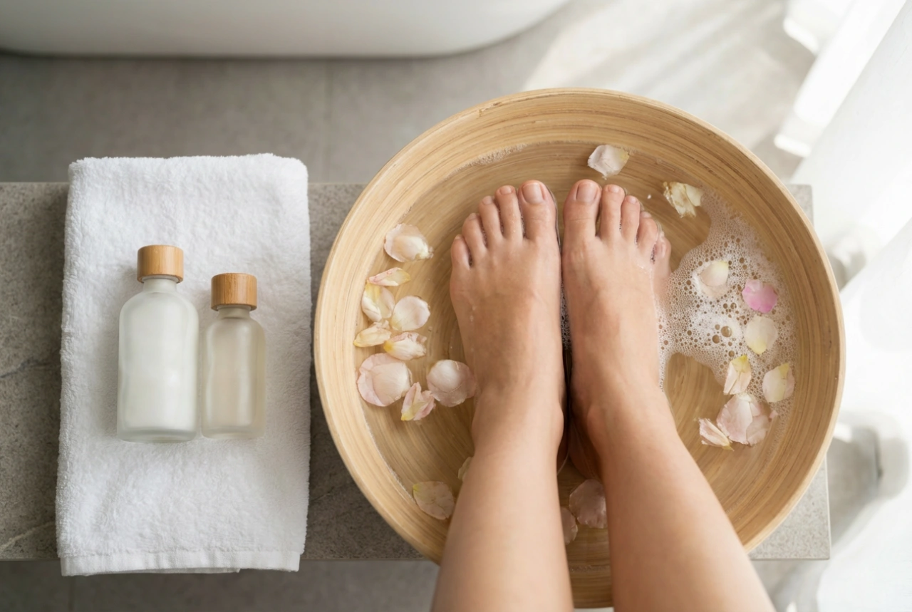 Kućni spa za stopala: kako opustiti i nahraniti kožu korak po korak