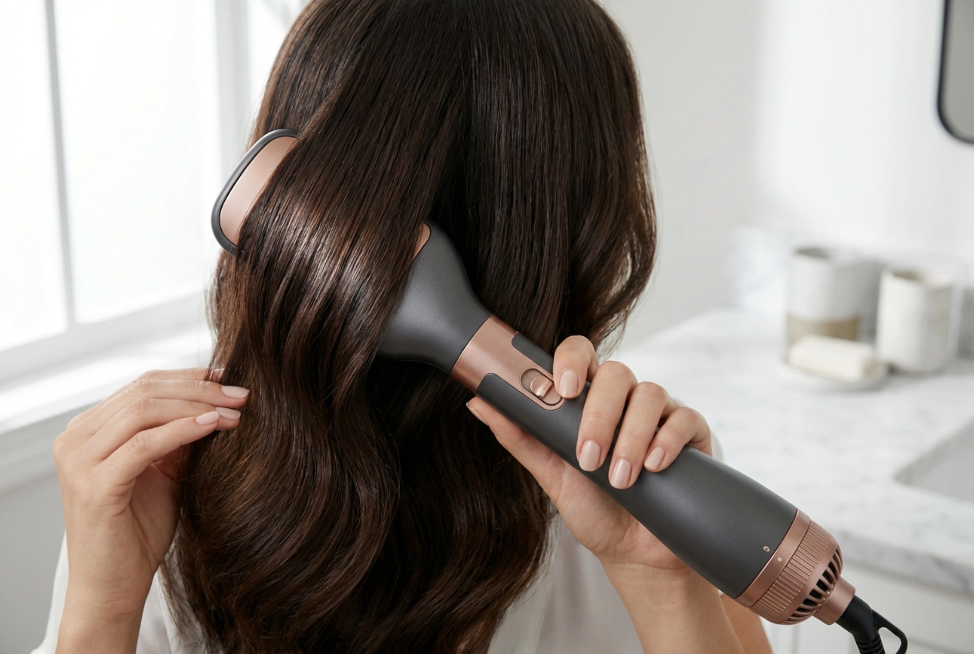 Četka-fen: oblikovanje kose tijekom sušenja i kontrola napetosti pramenova