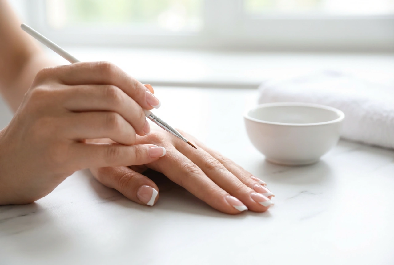 Francuska manikura kod kuće: kako nacrtati ravnu liniju osmijeha