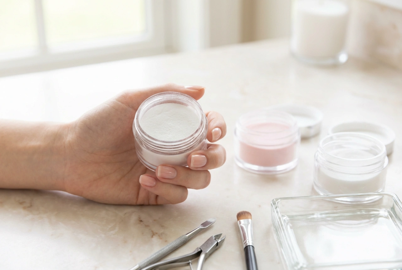 Set za titan nokte: osnove i pravilna primjena praha