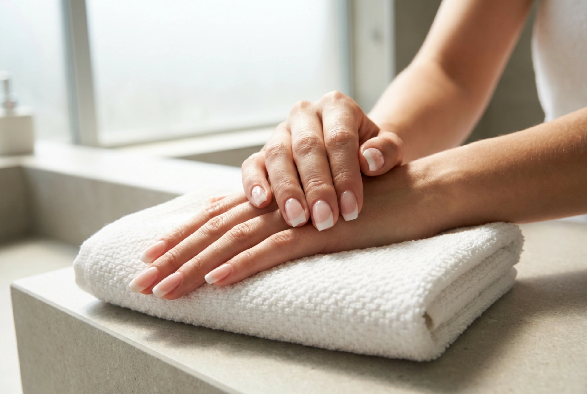 Hibridna francuska manikura: od sjenčanja kamuflažnim lakom do završnog sloja bez brisanja