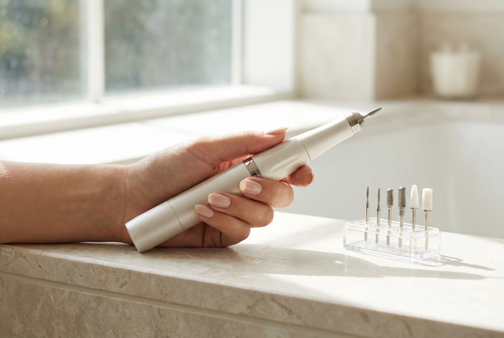 Mala brusilica za nokte: ergonomija, odabir nastavaka i učenje korištenja