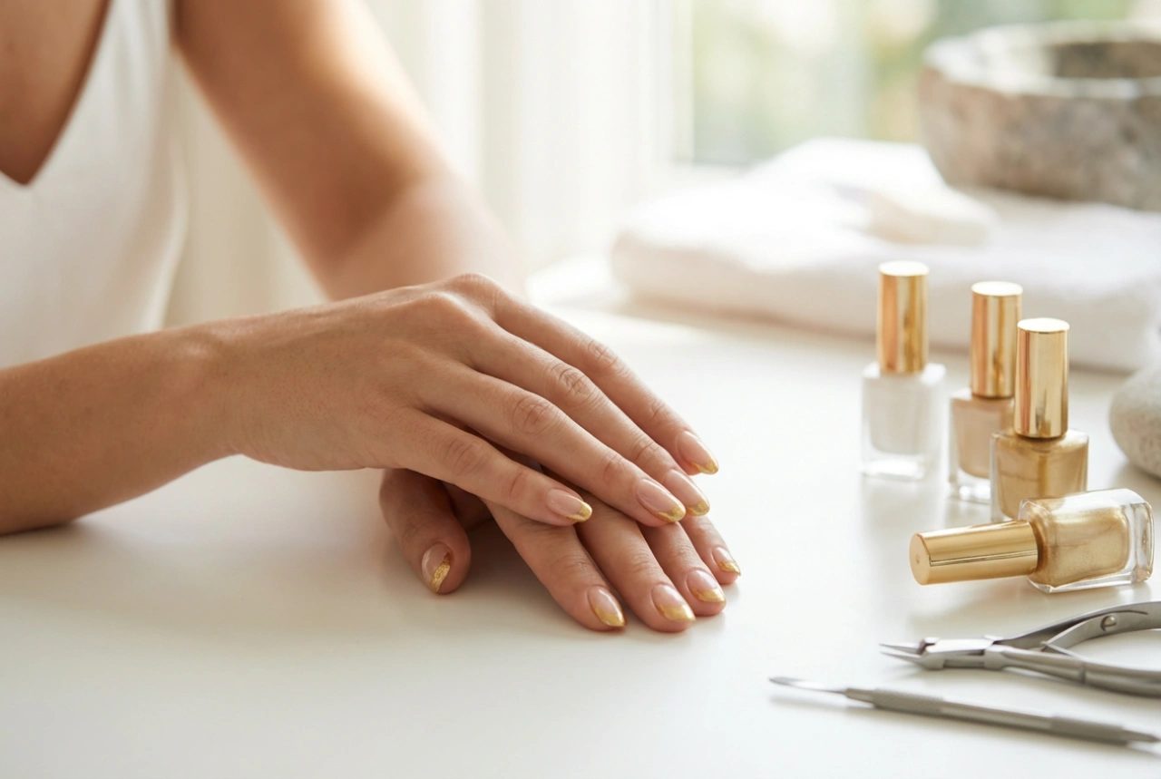 Zlatna francuska manikura: tehnike, alati i završni izgled