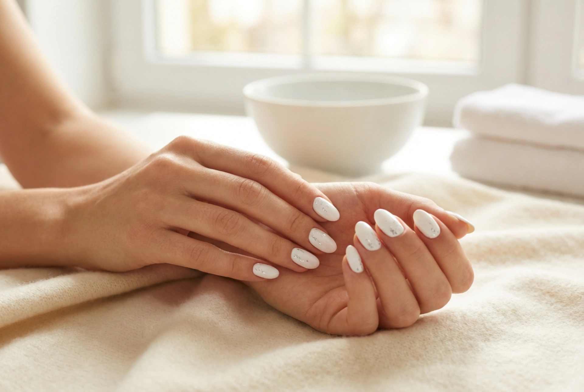 Svečani bijeli nokti: Vodič za savršenu zimsku manikuru