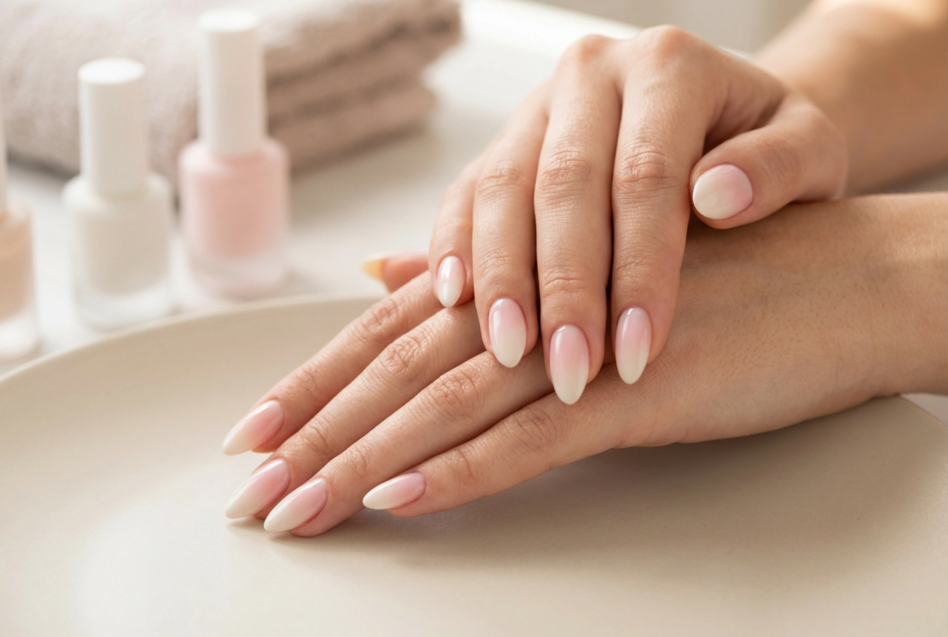 Kako napraviti bijelo-roze nokte: ombre, french i baby boomer