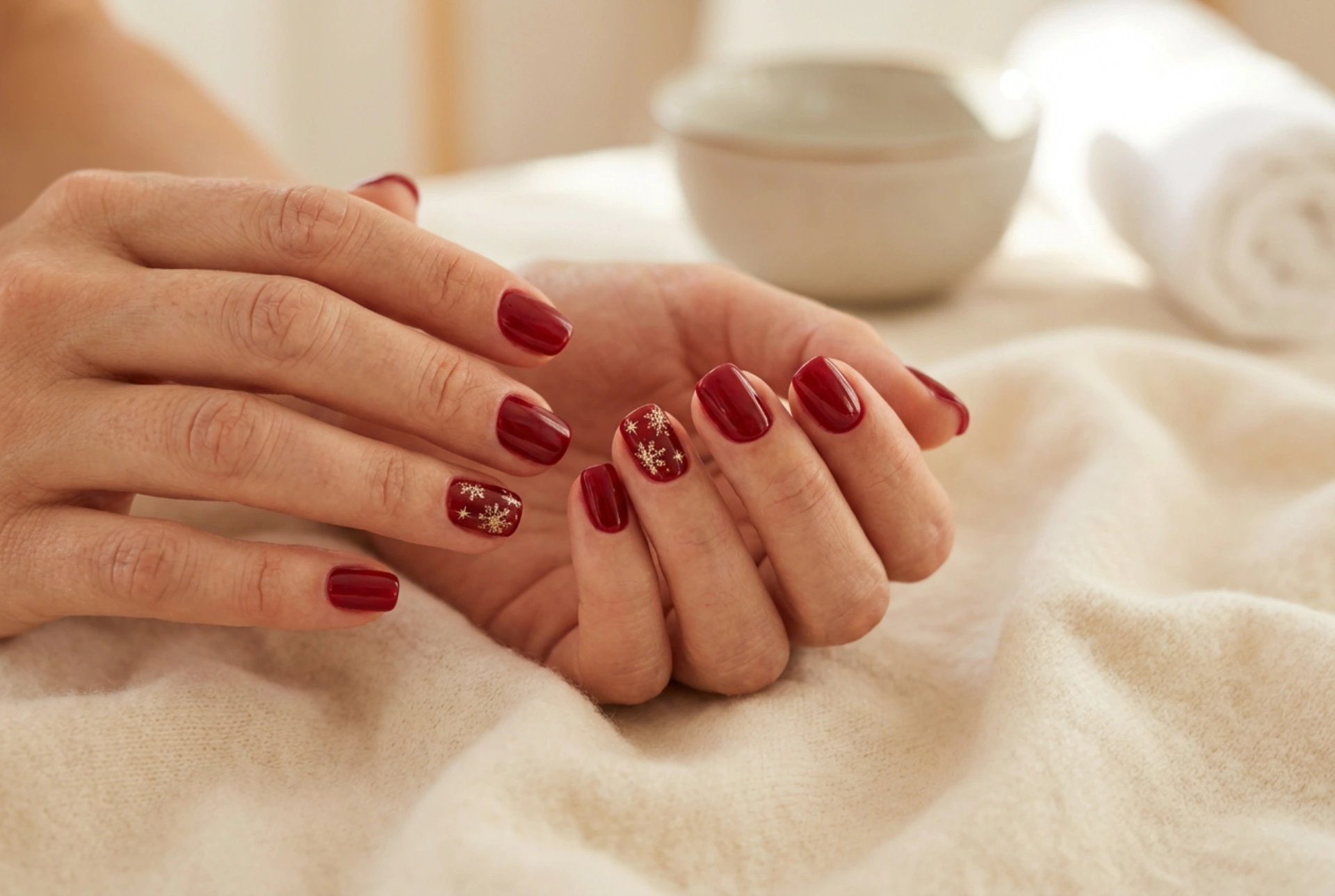 Božićni crveni nokti: tehnike lakiranja i ukrašavanja