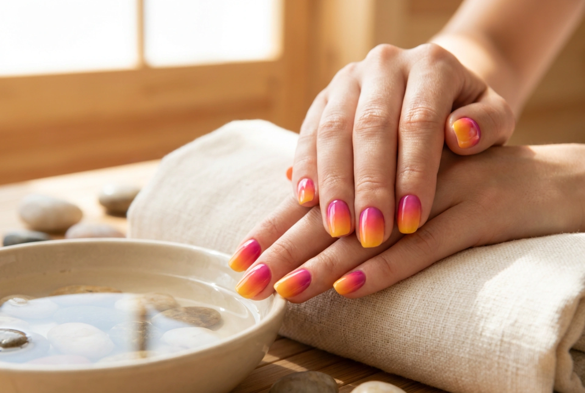 Ljeto u manikuri: trajni i intenzivni ombre nokti za ljeto