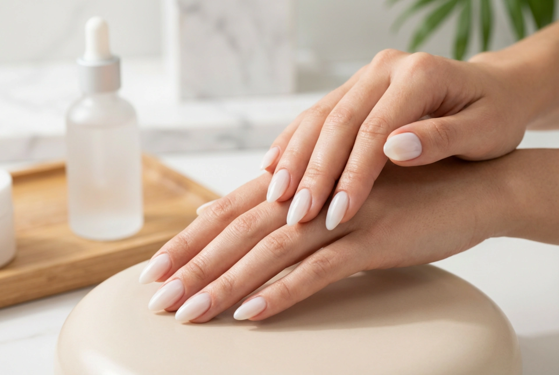 Mliječna baza za nokte: kako izravnati ploču i postići prirodan učinak