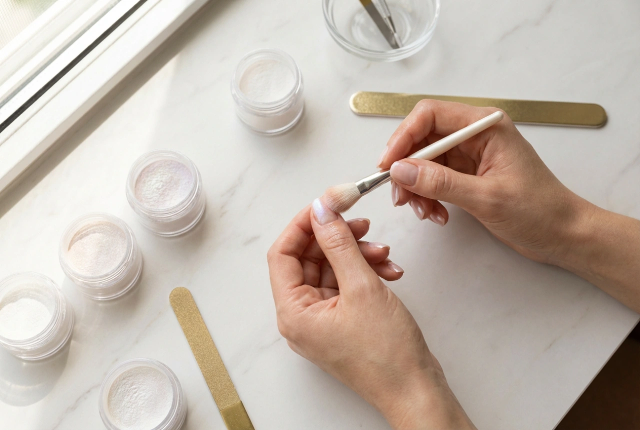 Prah za nokte korak po korak: nanošenje, zaštita i pogreške
