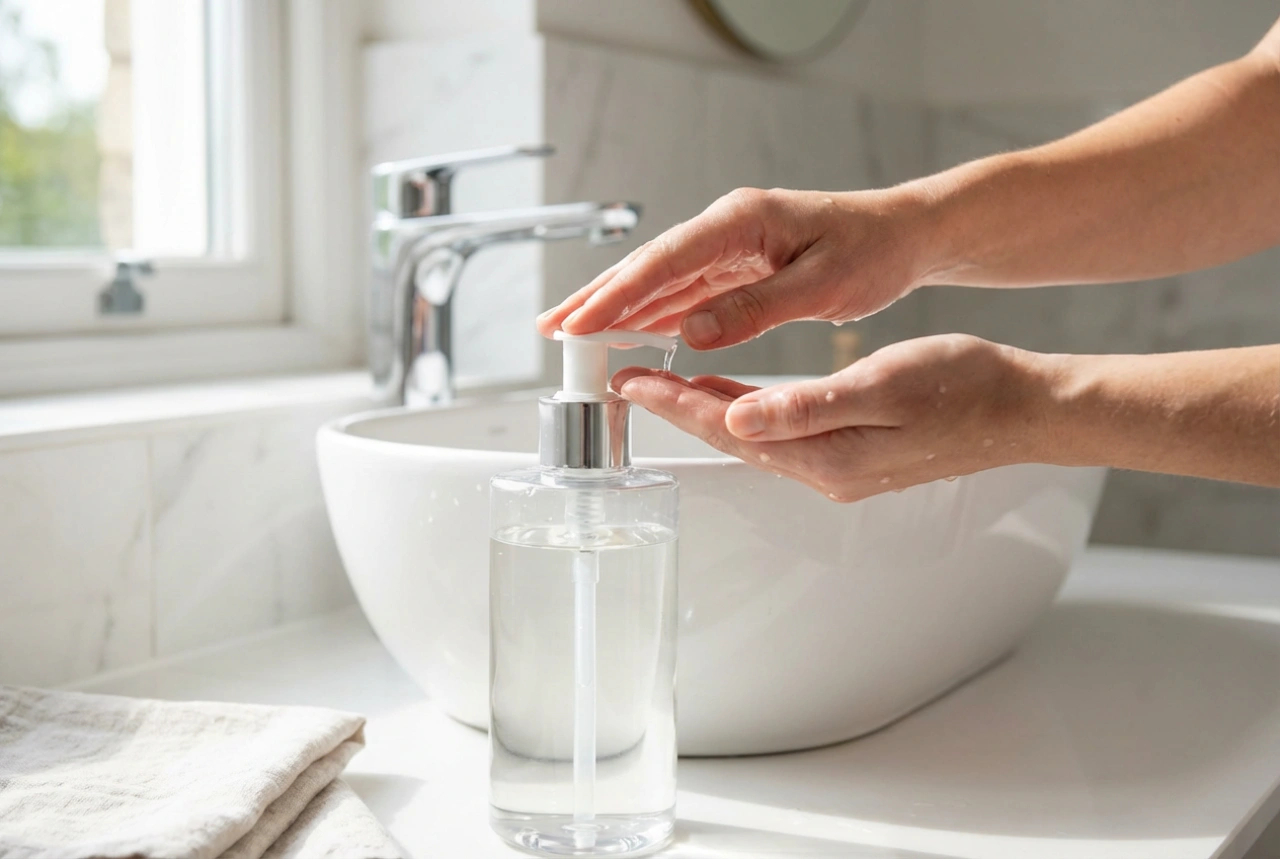 Tekući sapun: higijensko pranje ruku i tijela, doziranje i ispiranje