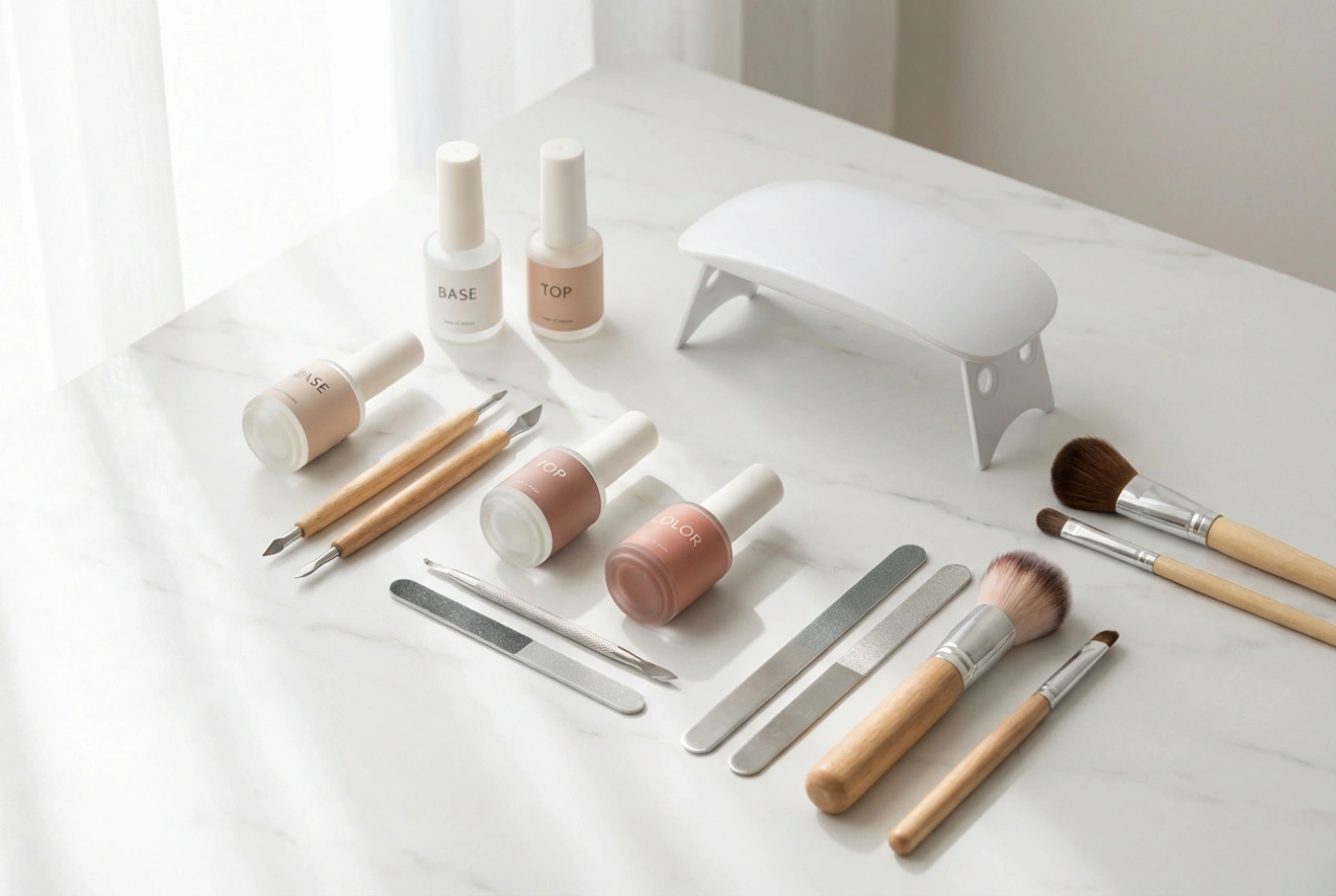 Potpuni set za hibridnu manikuru: sastavljanje, upotreba i greške