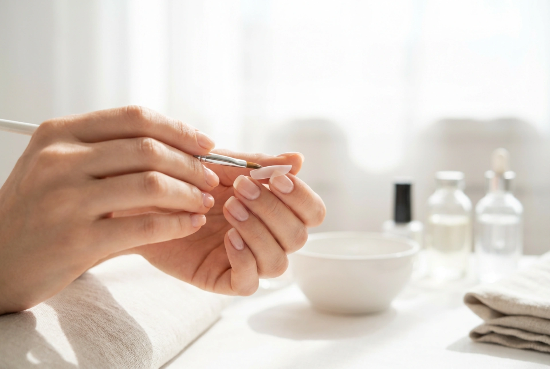 Tipse za produljivanje noktiju: odabir veličine, lijepljenje i stapanje prijelaza