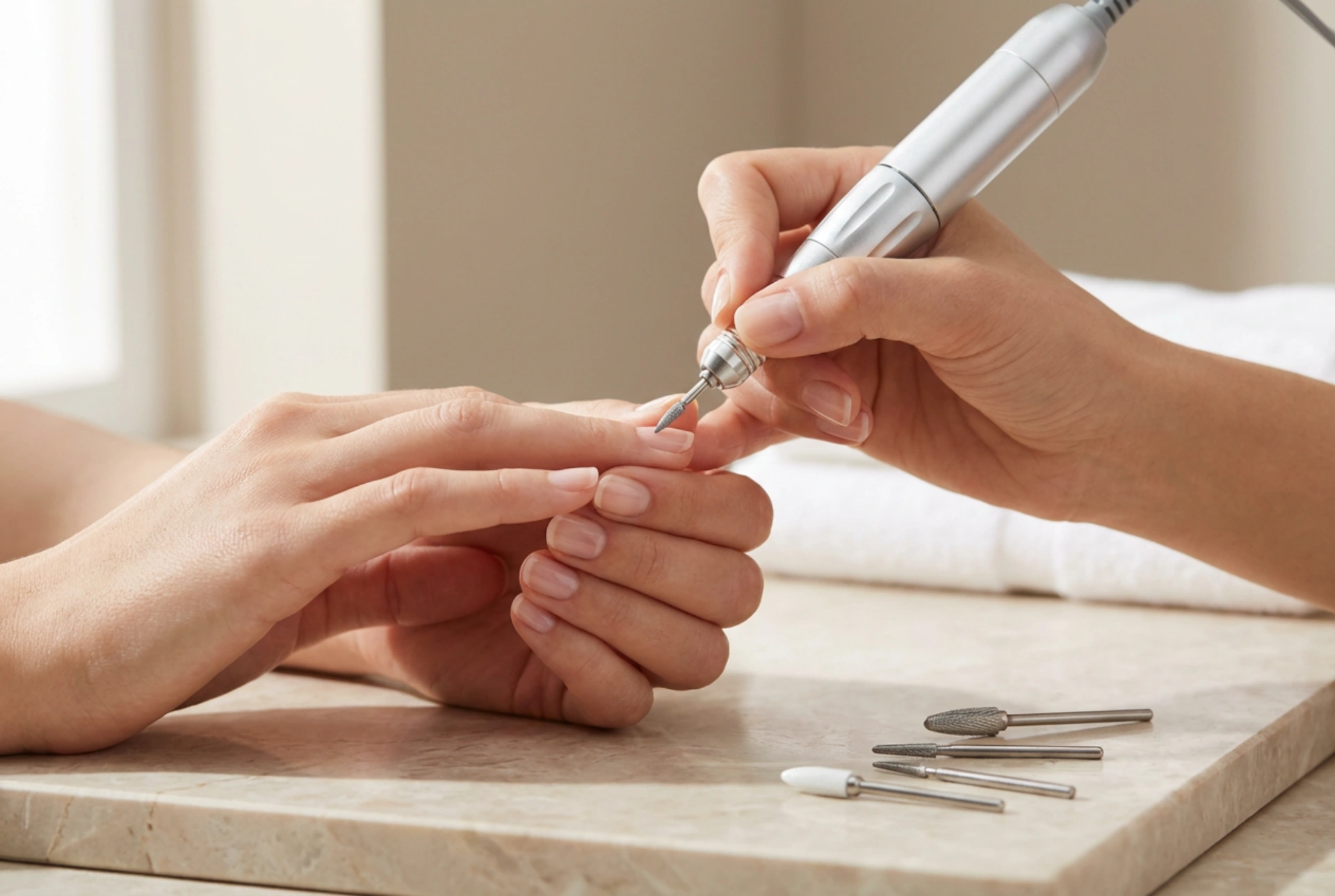 Oblikovanje kožice oko noktiju frezom: nastavci, brzina i rad bez iritacija