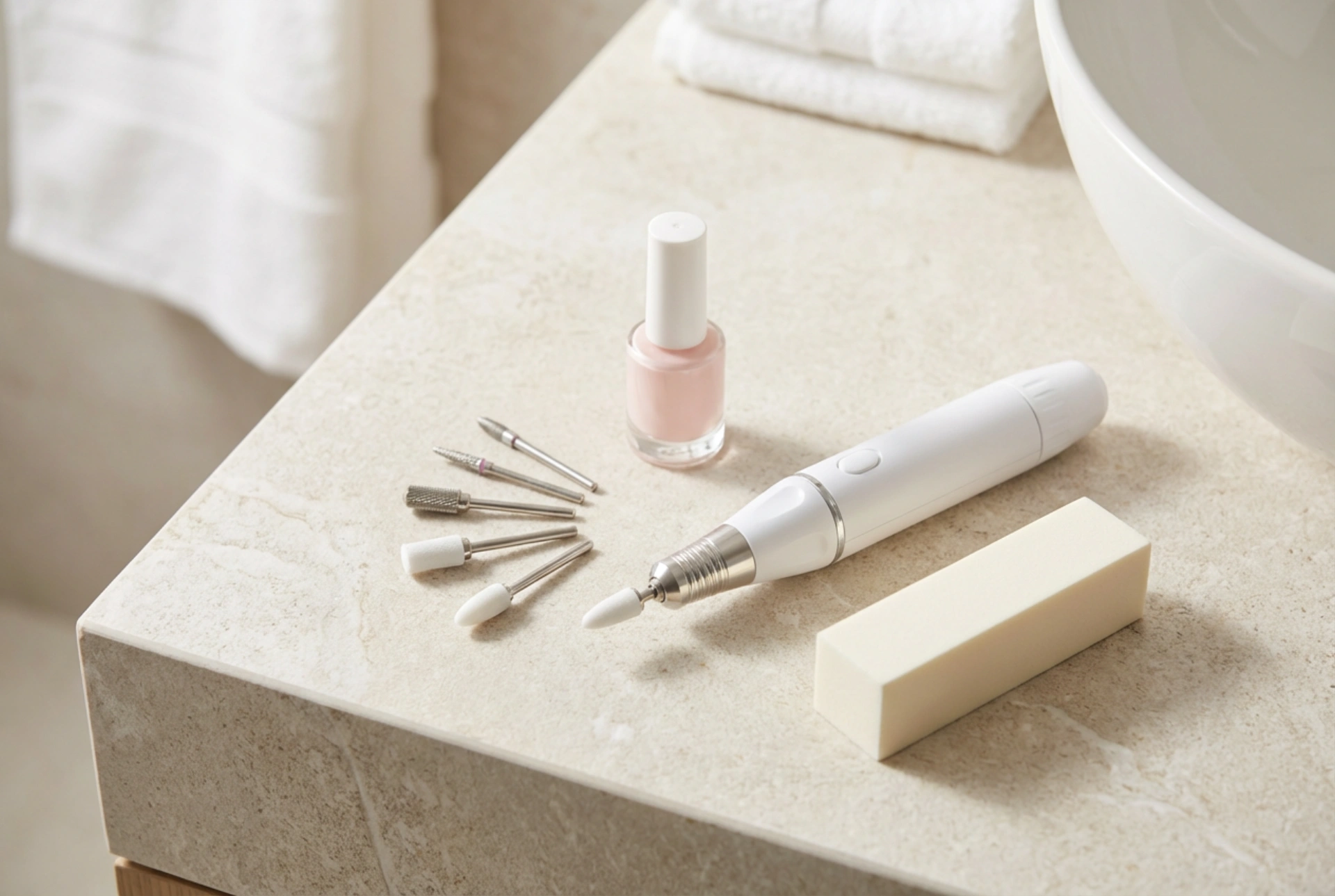 Manikura s brusilicom: setovi za nokte s brusilicom i prvi tretmani