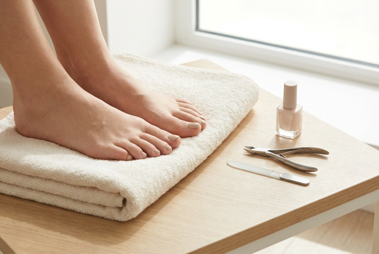 Klasična pedikura: set alata, priprema kožice i lakiranje noktiju