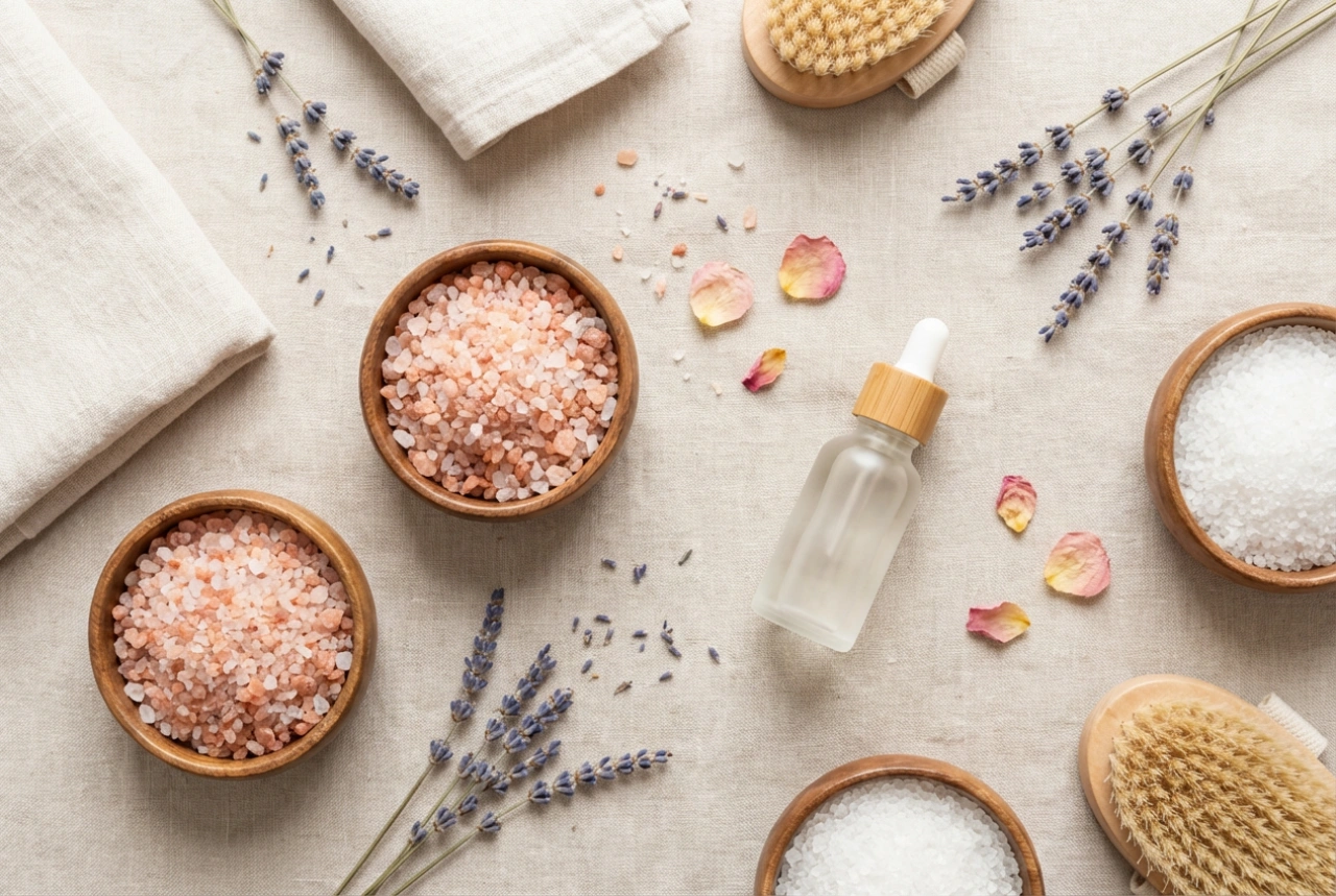 Kupka sa solju: odabir soli, aromatični dodaci i jednostavan ritual