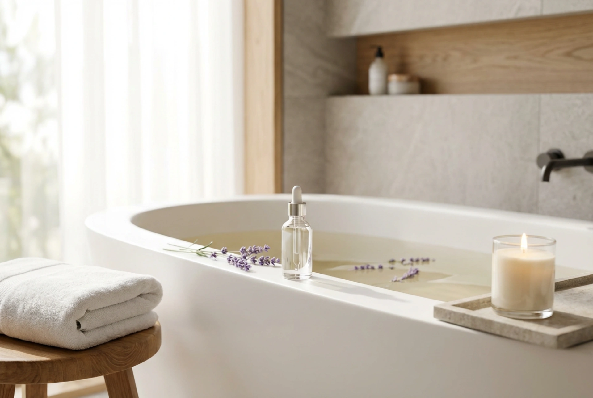 Eterično ulje lavande u kućnom SPA: kupka, opuštanje, miris