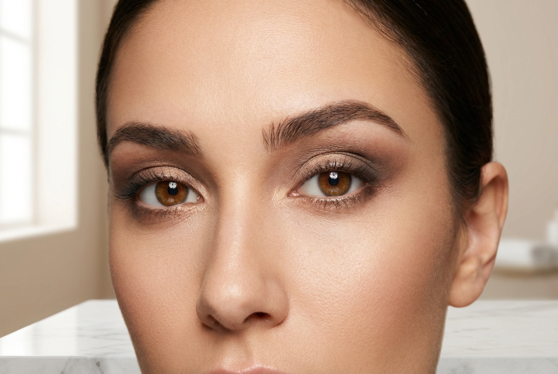 Šminka za smeđe oči: boje, kontrasti i gotovi prijedlozi
