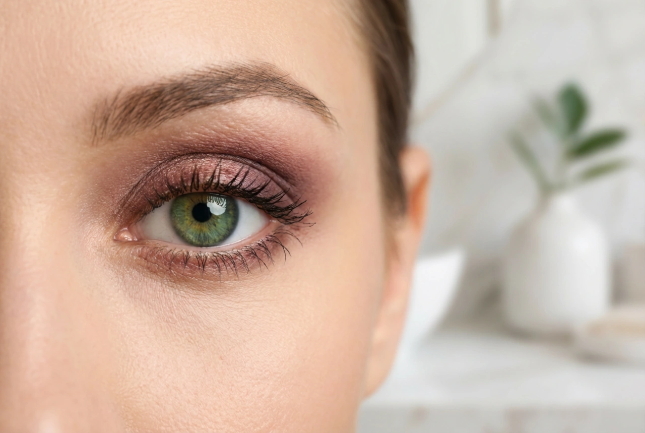 Šminka za zelene oči: gotove sheme za dan i večer