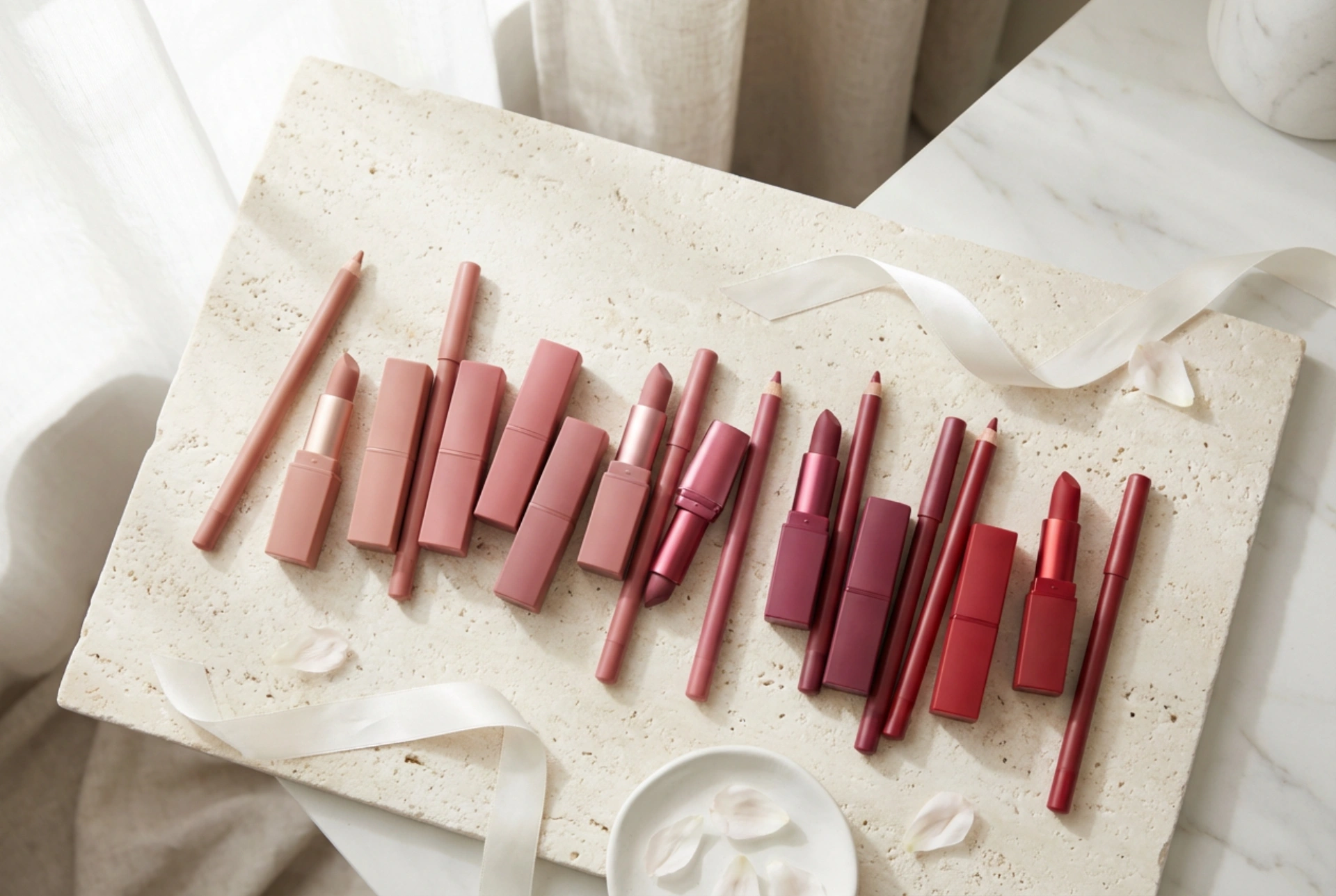 Olovke za usne: kako odabrati nijansu i tehniku za različite ruževe